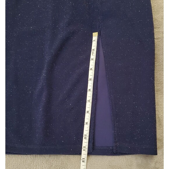 Sequin Hearts Navy Blue Sleeveless Bodycon Stretch Cocktail Dress Juniors Sz 15 - Picture 12 of 12